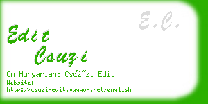 edit csuzi business card